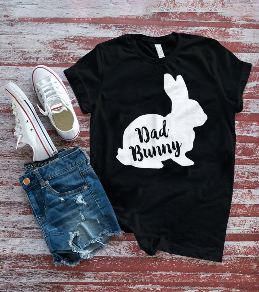 Dad Bunny Easter Family Rabbit T-Shirt
