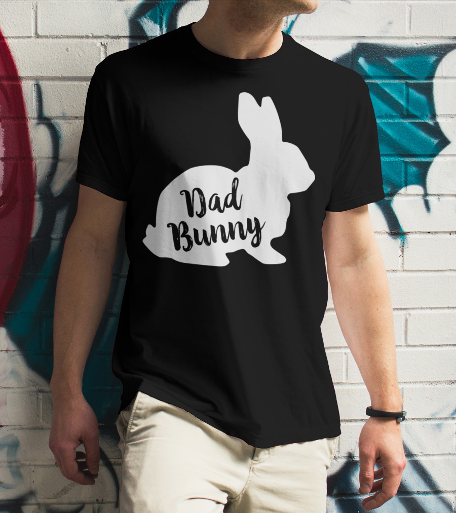 Dad Bunny Easter Family Rabbit T-Shirt