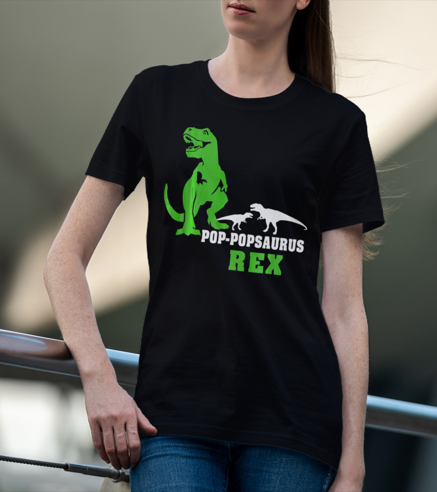 Pop-Popsaurus Rex Dinosaur T-Shirt