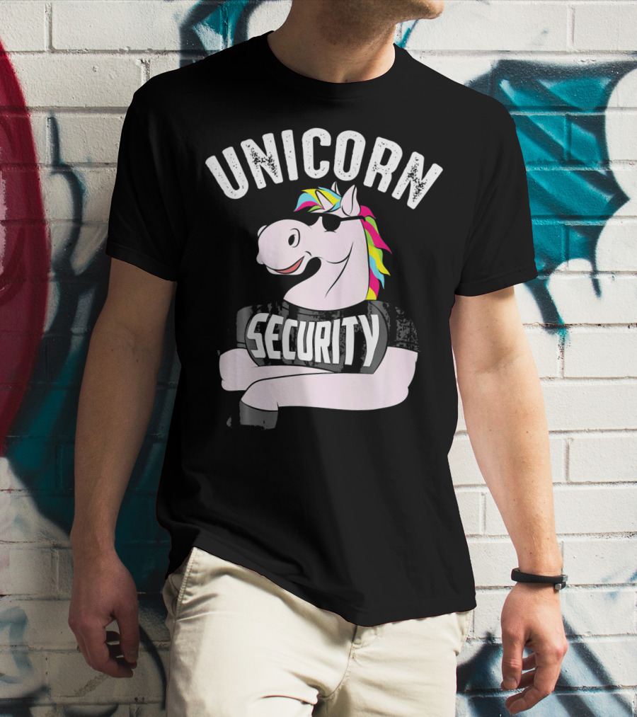 Unicorn Security Shirt For Men Fana T-Shirt