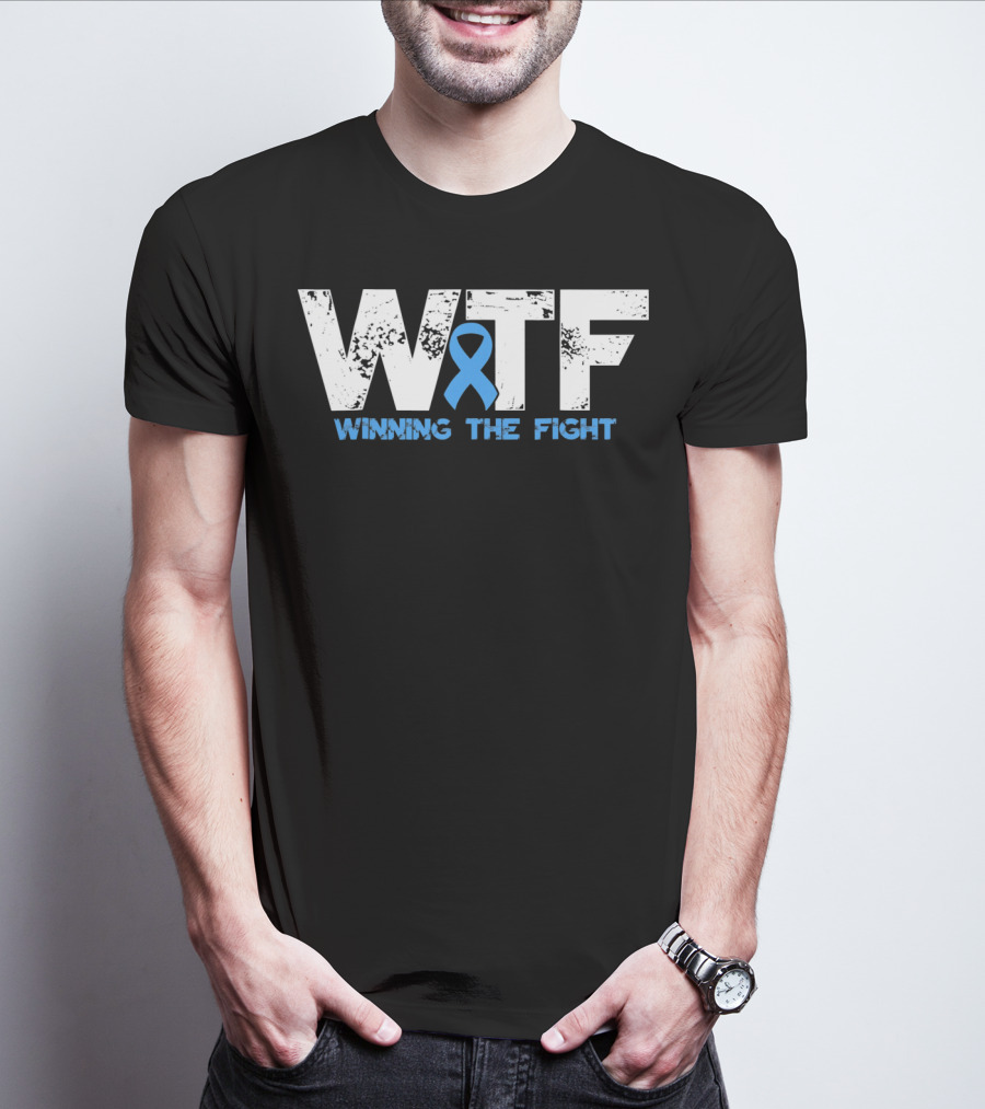 Winning The Fight WTF Addison's Disease Awareness T-Shirt