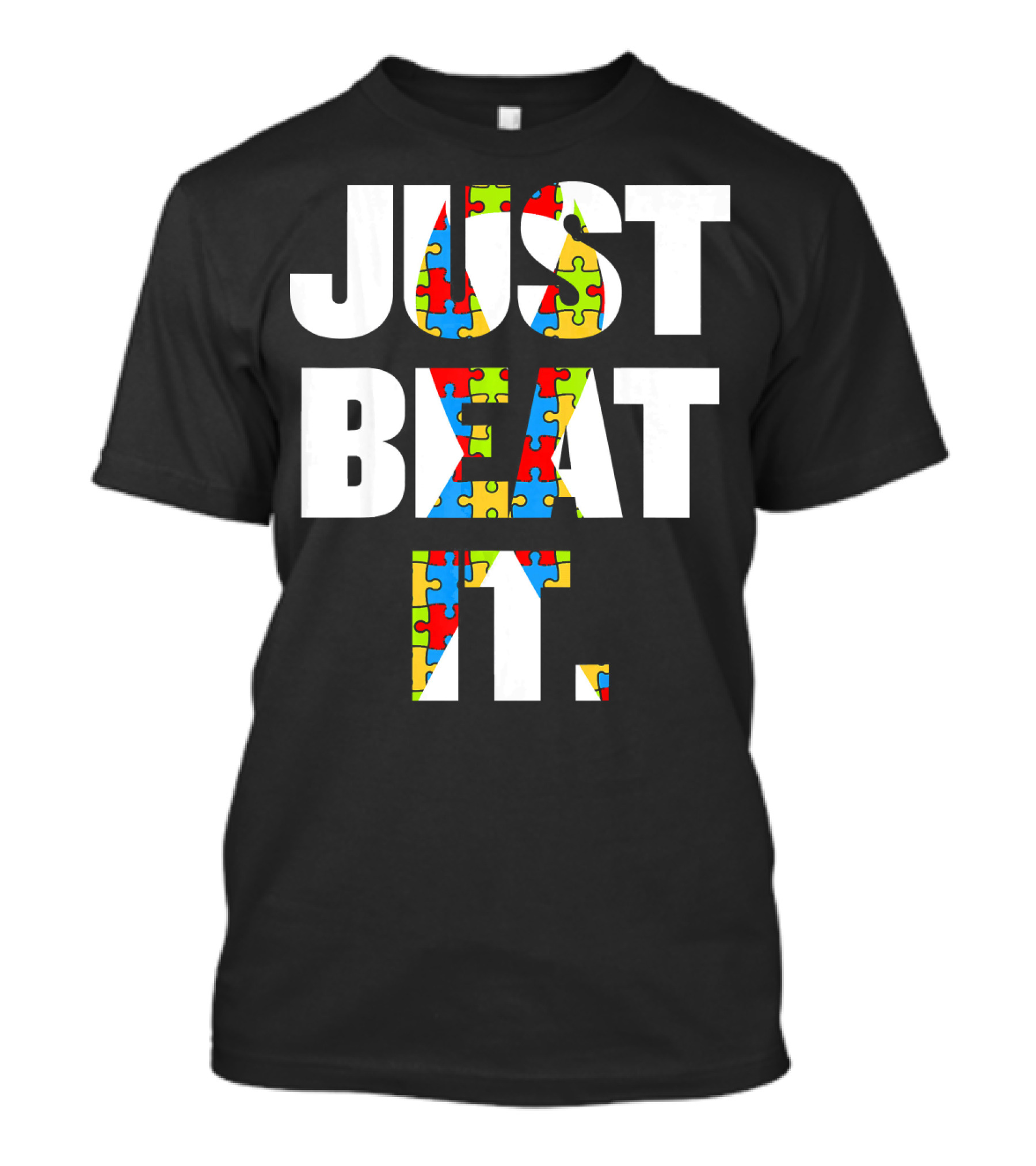 Just Beat It Autism Puzzle T-Shirt