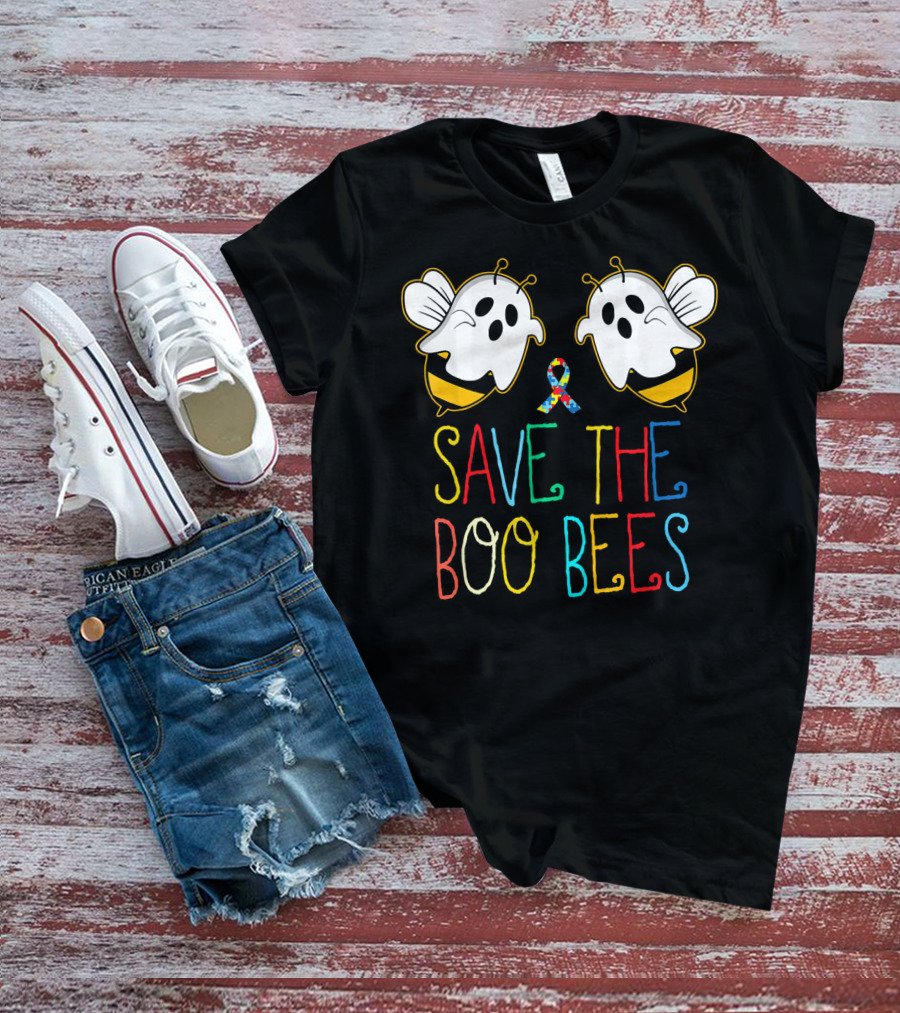 Save The Boo Bees Autism Cancer Awareness T-Shirt