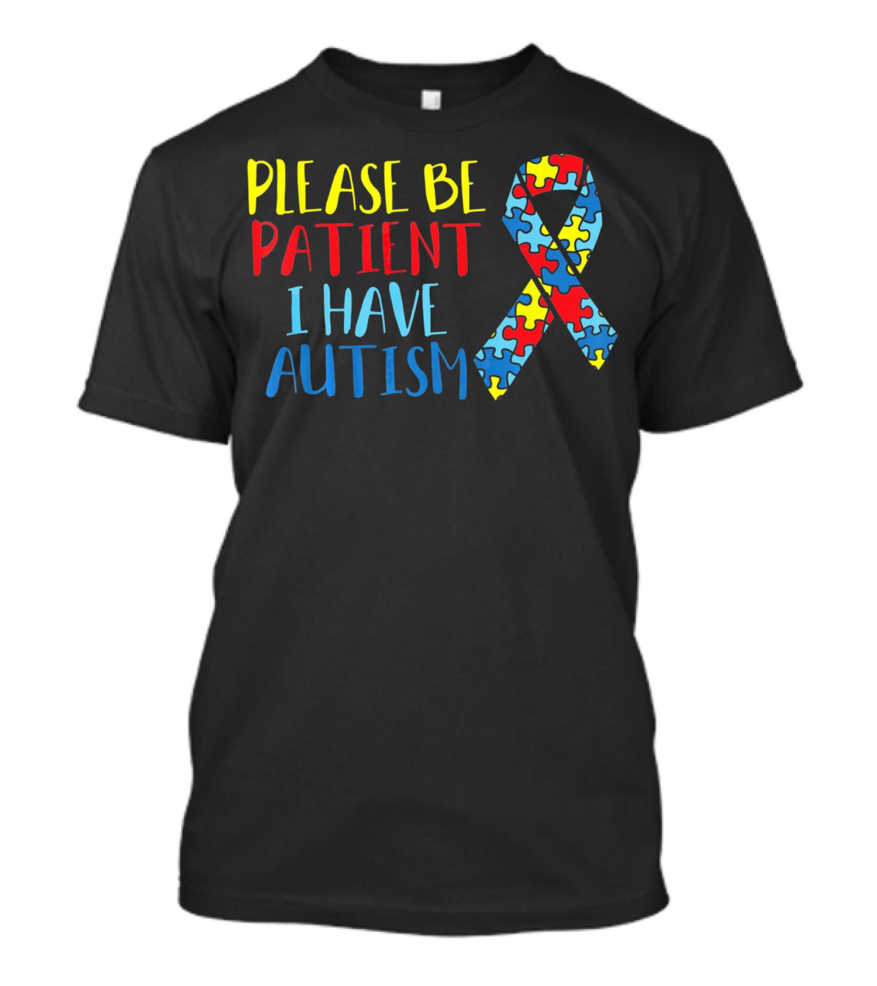 Please Be Patient I Have Autism Puzzle T-Shirt