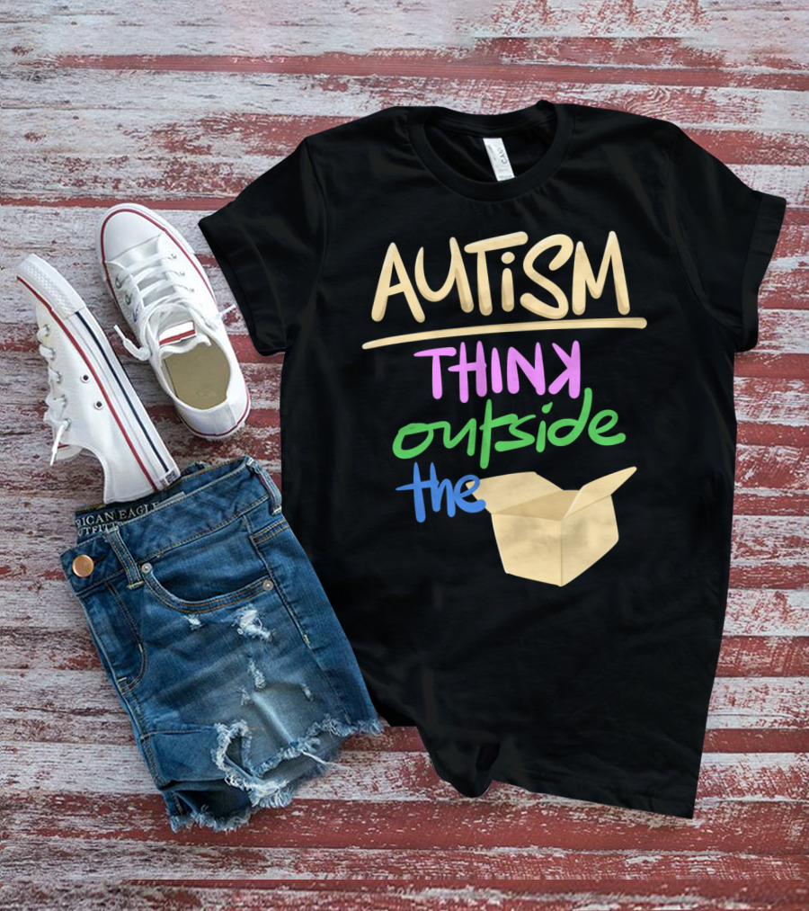 Autism Awareness Think Outside The Box T-Shirt