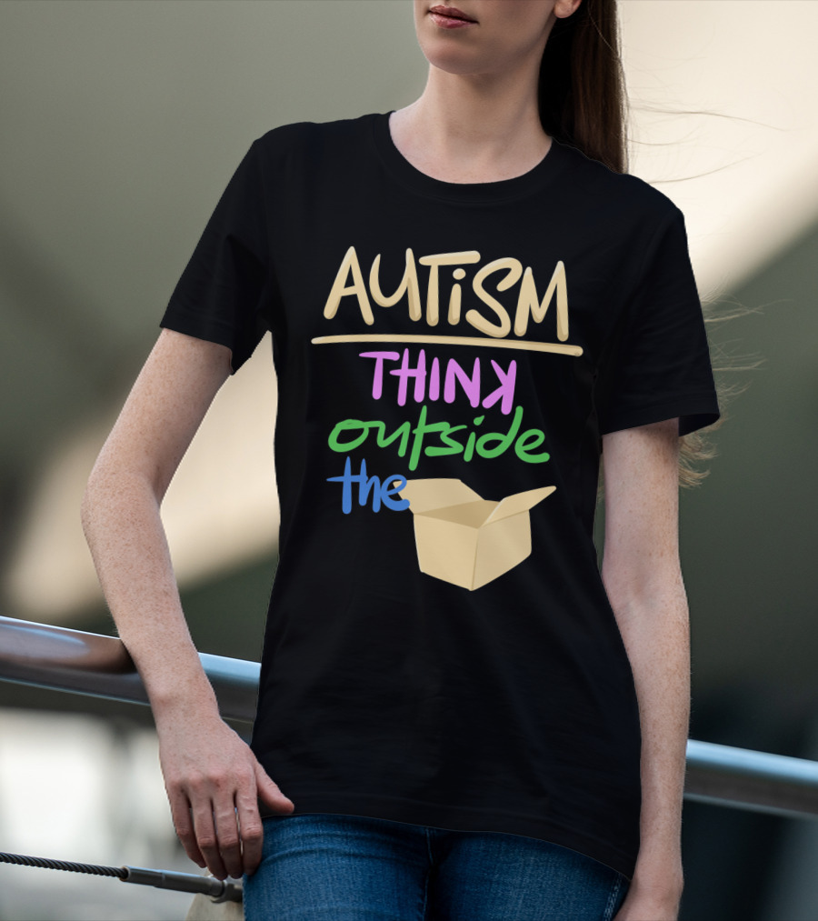Autism Awareness Think Outside The Box T-Shirt