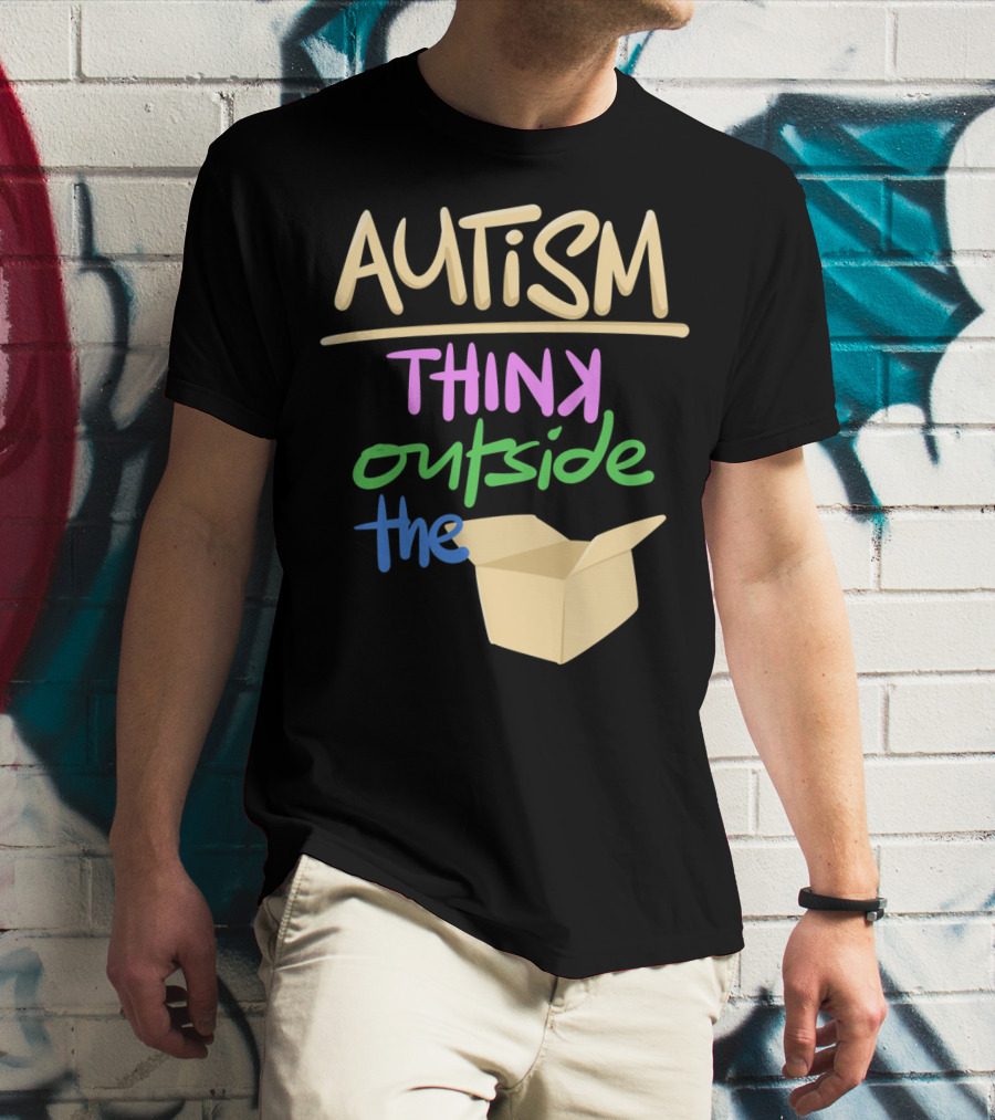 Autism Awareness Think Outside The Box T-Shirt