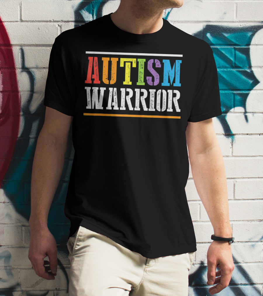 Autism Warrior Autism Awareness Month T-Shirt