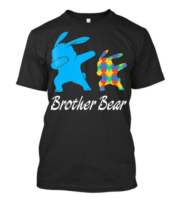 Brother Bear Cute Bunny Puzzle T-Shirt