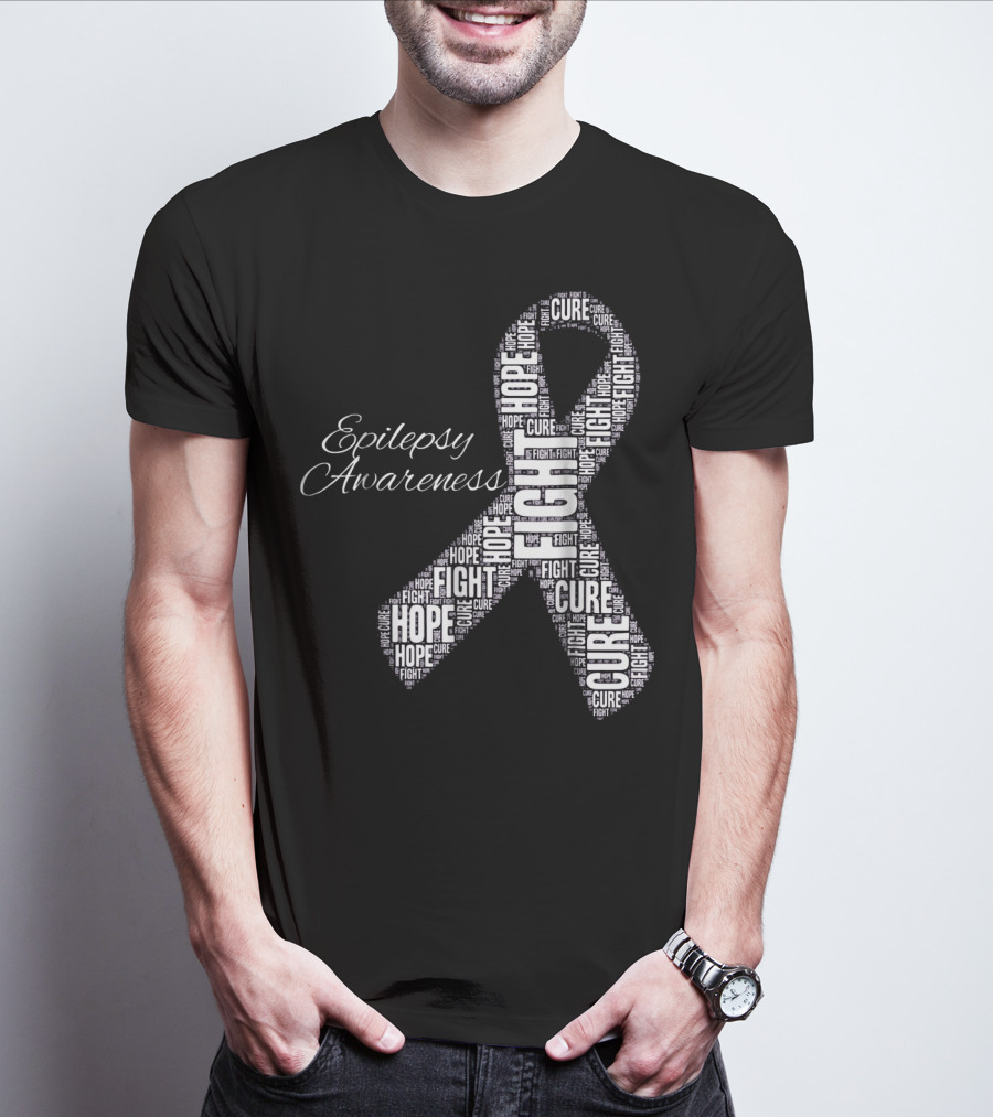 Epilepsy Awareness Hope Fight Cure T-Shirt