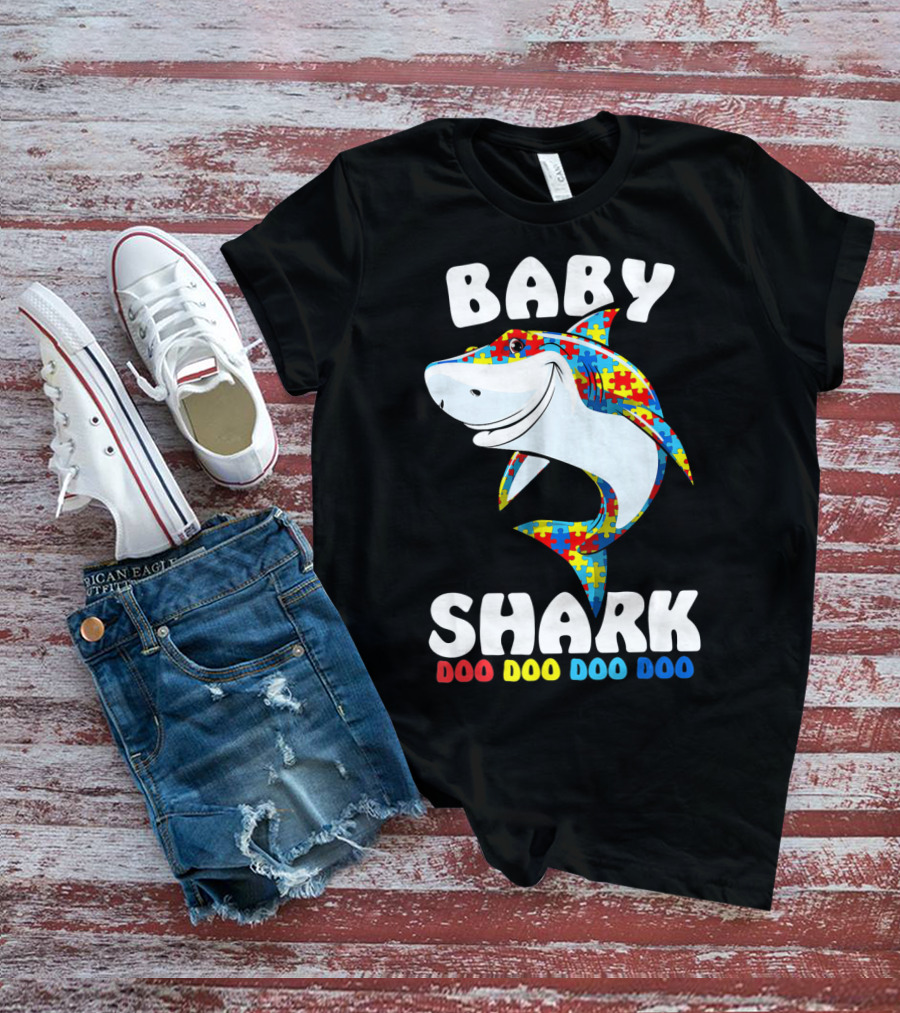 Baby Shark Doo Doo Doo Doo Puzzle Birthday T-Shirt