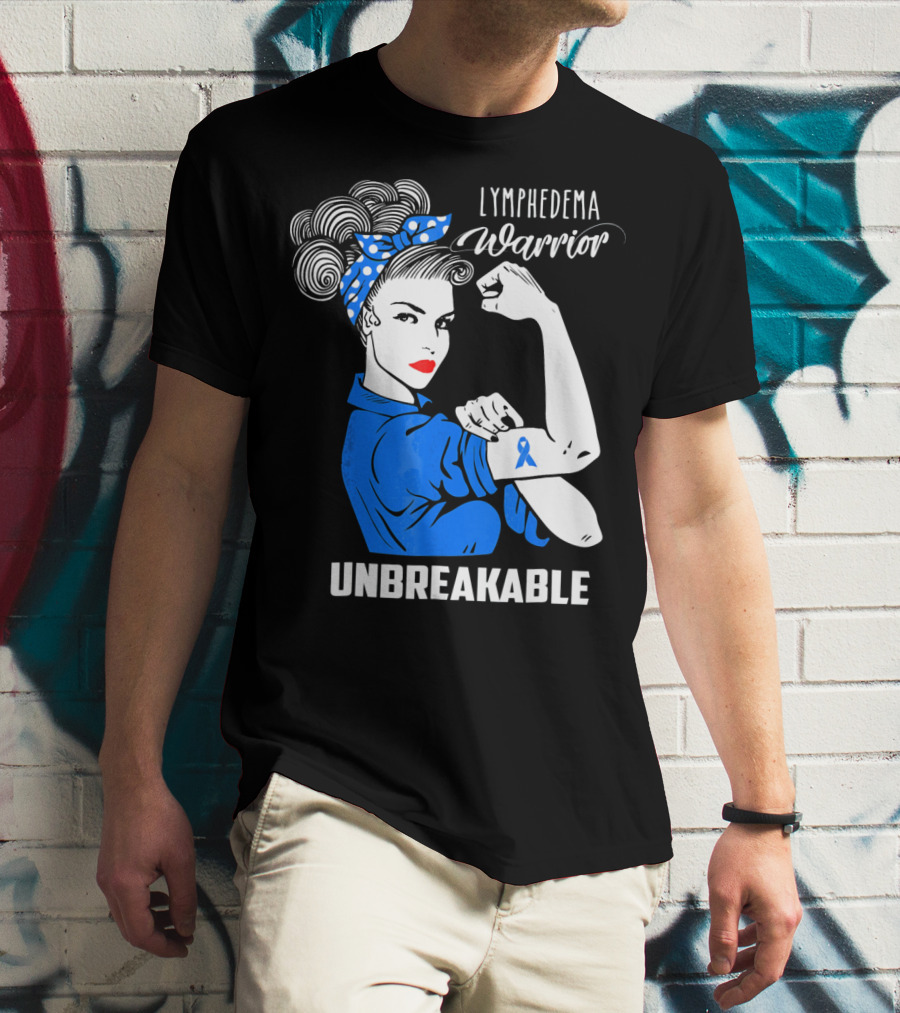 Lymphedema Awareness Warrior Unbreakable T-Shirt