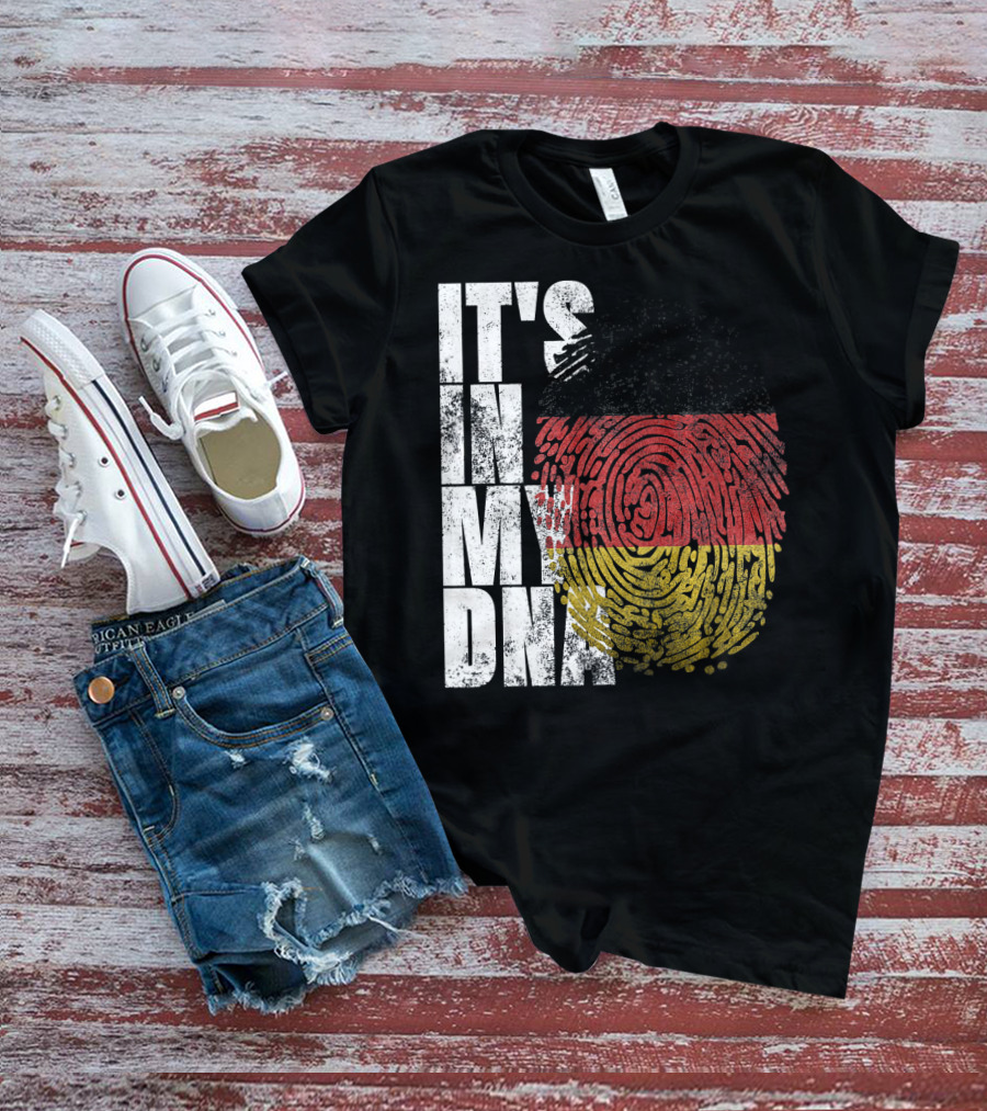 It's In My DNA German Flag Fingerprint Oktoberfest T-Shirt