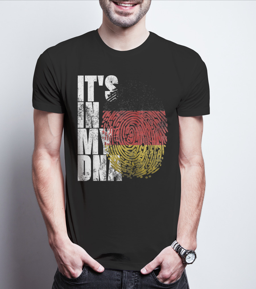 It's In My DNA German Flag Fingerprint Oktoberfest T-Shirt