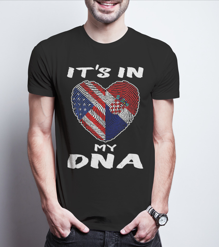 It's In My DNA Croatia Flag Heart Croatian Bira T-Shirt