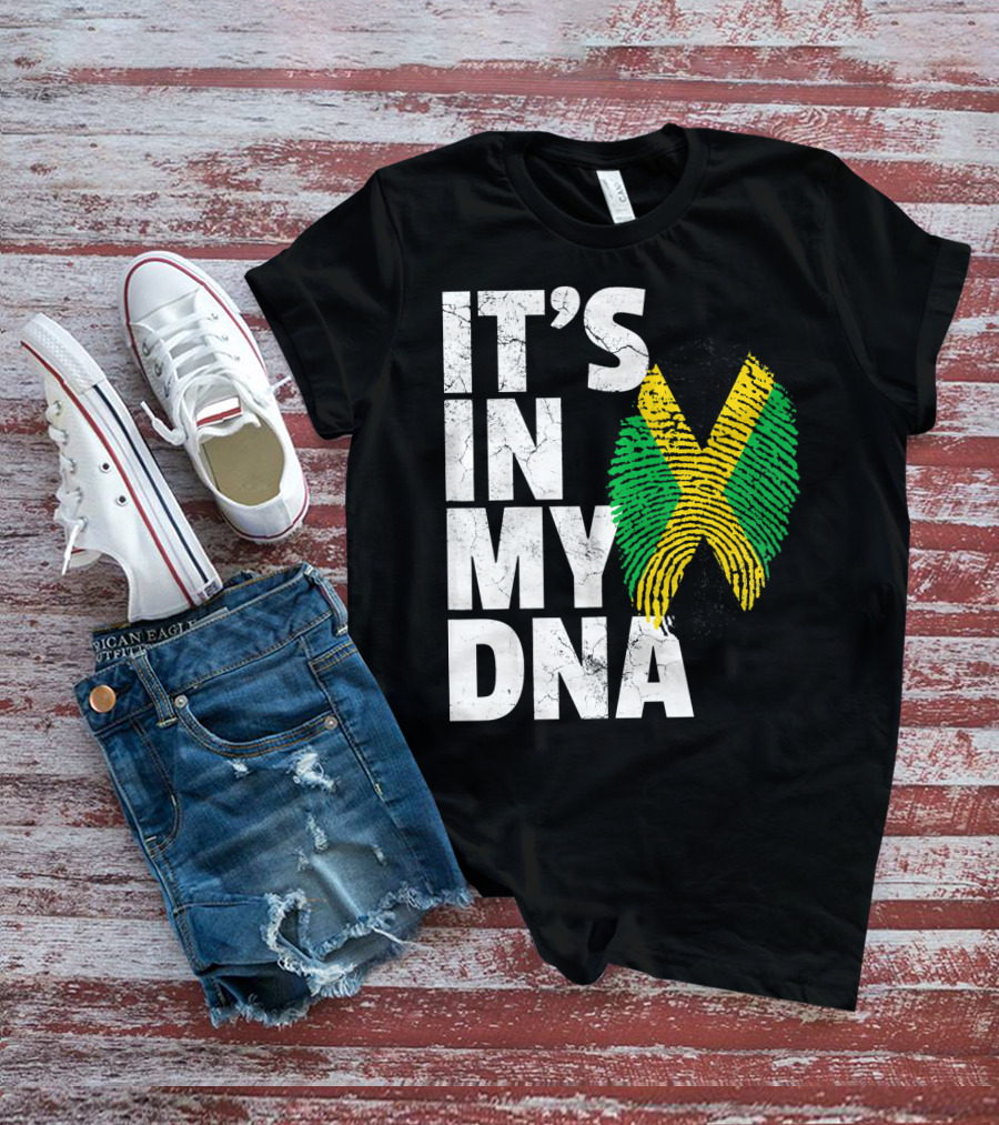 Jamaica Flag It's In My DNA Jamaican Pride Men T-Shirt