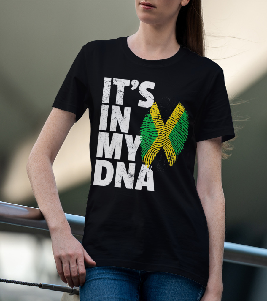 Jamaica Flag It's In My DNA Jamaican Pride Men T-Shirt