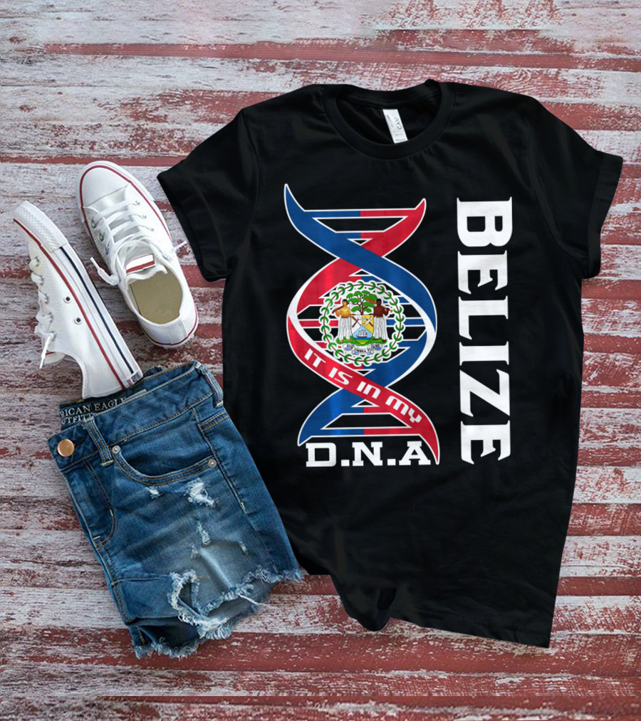 Belize Coat Of Arms It Is In My DNA T-Shirt