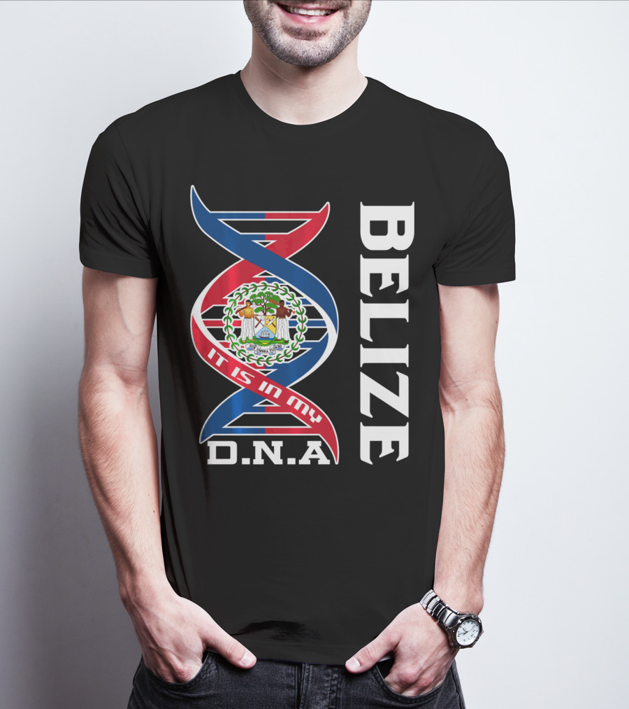 Belize Coat Of Arms It Is In My DNA T-Shirt