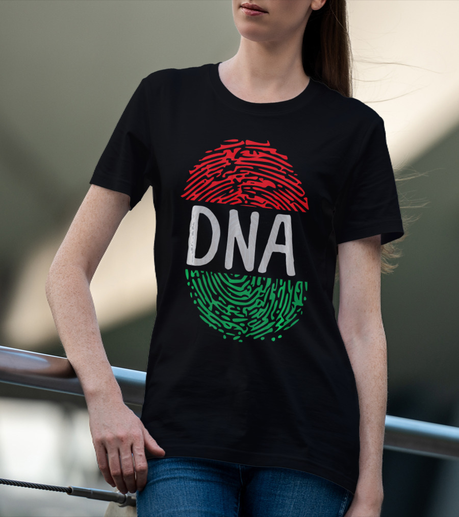 Real Africa DNA Thumbprint Flag T-Shirt