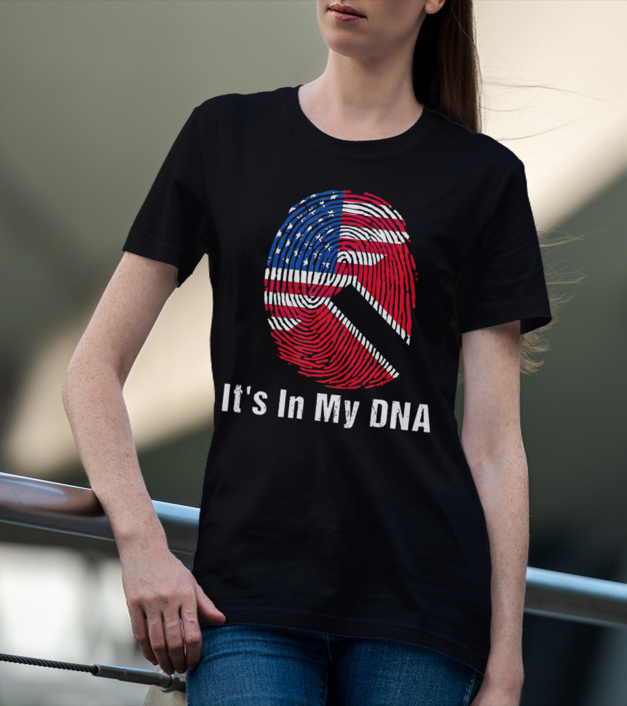 Trinidad And Tobago Flag USA Flag It's In My DNA T-Shirt