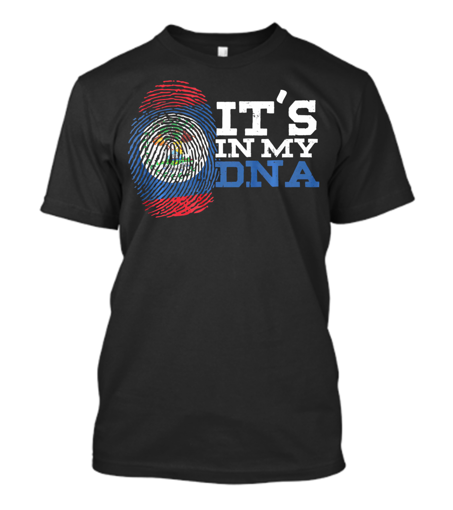 Belizean Descent Roots Heritage It's In My DNA T-Shirt