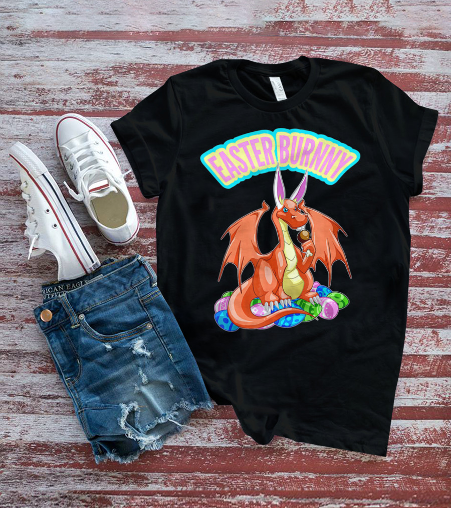 Easter Burnny Dragon With Eggs And Candy T-Shirt