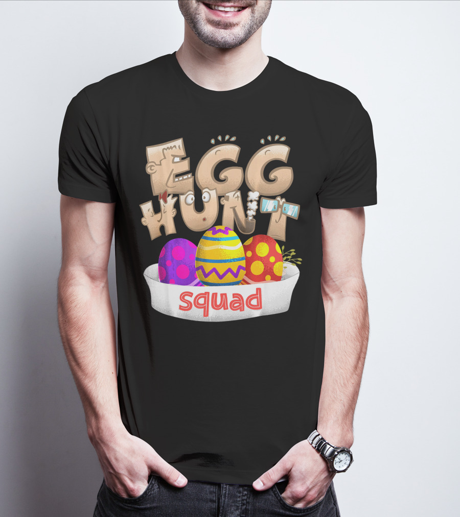 Egg Hunt Squad Cool Easter T-Shirt