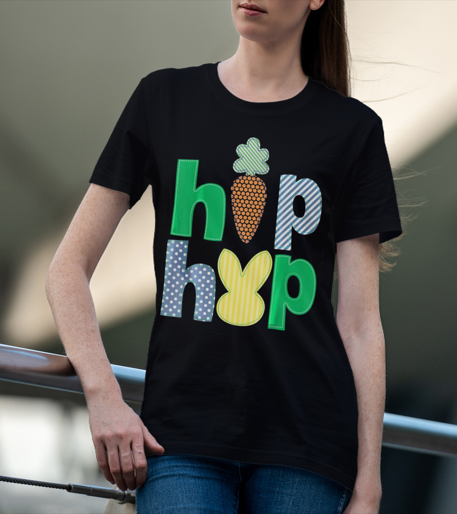 Hip Hop Bunny Carrot Easter T-Shirt