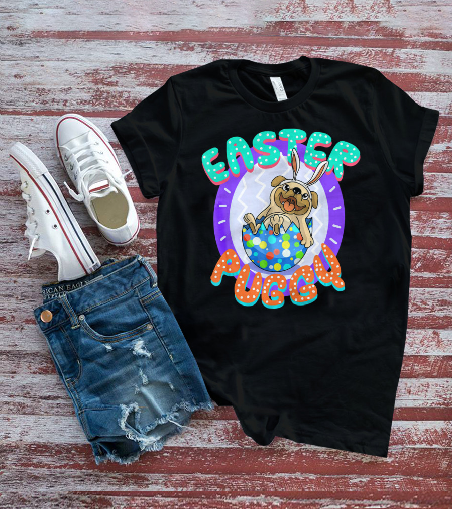 Easter Puggy Cute Resurrection Pug Dog T-Shirt