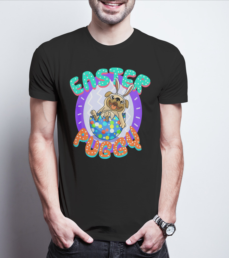 Easter Puggy Cute Resurrection Pug Dog T-Shirt
