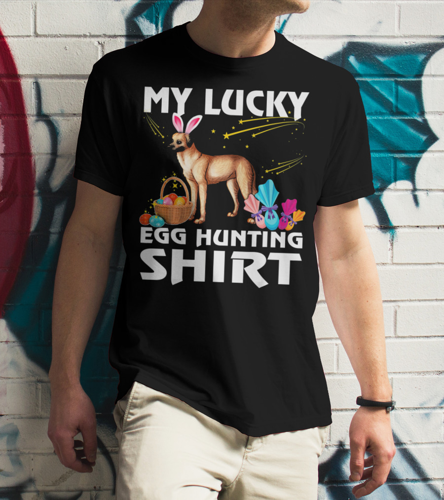 My Lucky Egg Hunting Shirt Anatolian Shepherd Dog Bunny T-Shirt