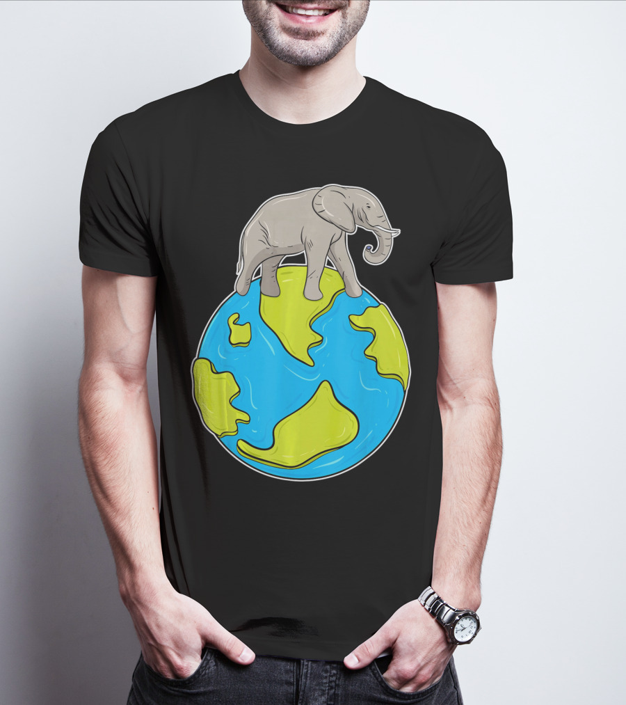 Celebrate Every Day Earth Elephant T-Shirt