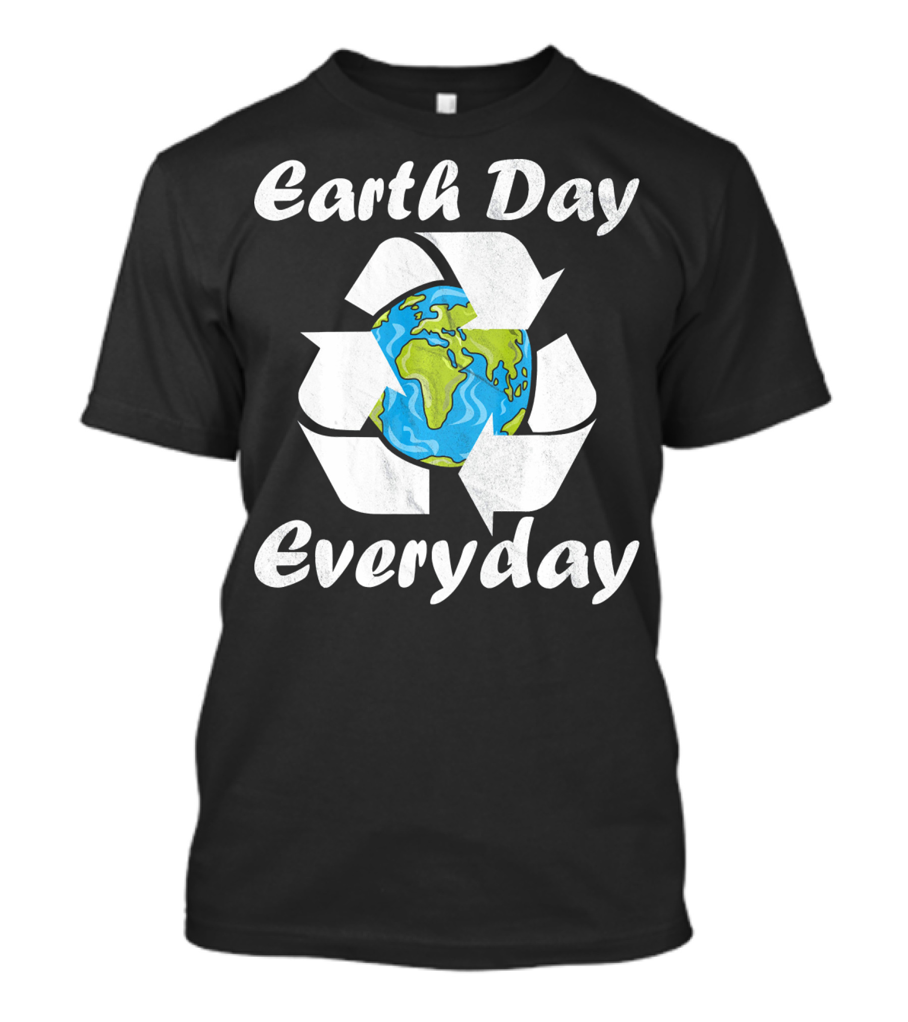 Earth Day Everyday Vintage Recycle Globe T-Shirt