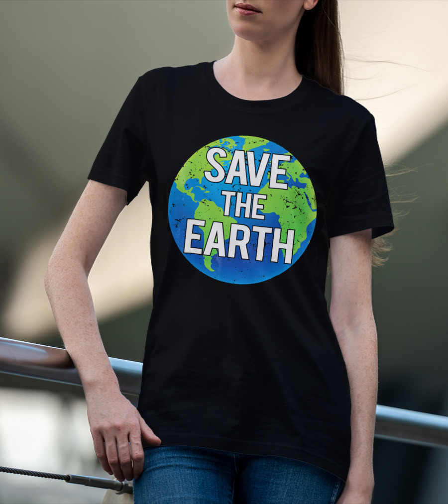 Save The Earth Planet Climate Science T-Shirt