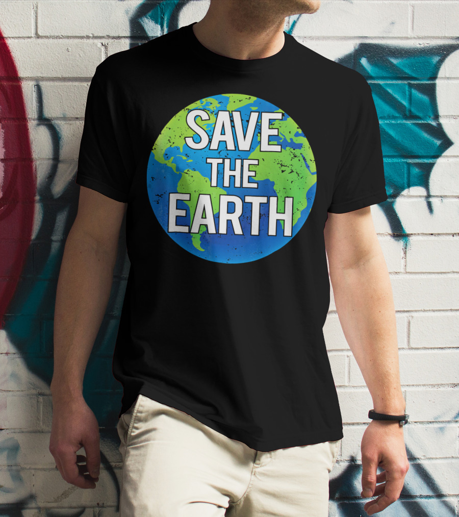 Save The Earth Planet Climate Science T-Shirt