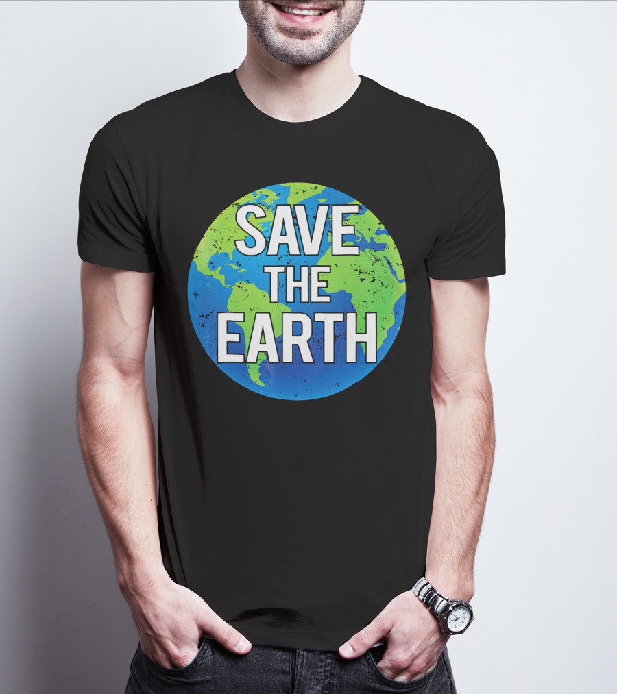 Save The Earth Planet Climate Science T-Shirt
