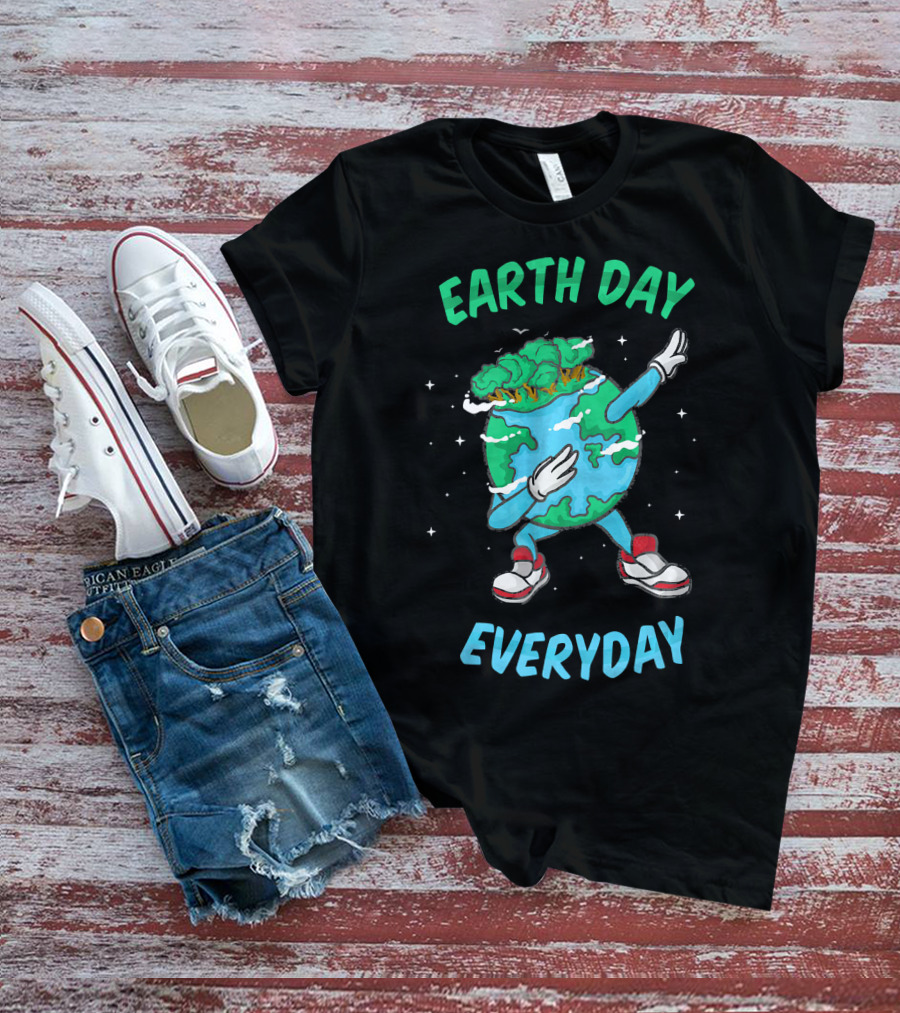 Earth Day Everyday Dabbing World Environ Planet Dance T-Shirt