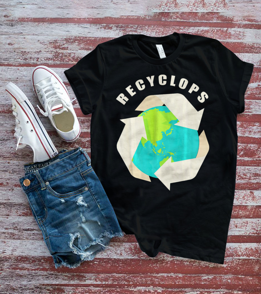 Recyclops Earth Day Recycling T-Shirt