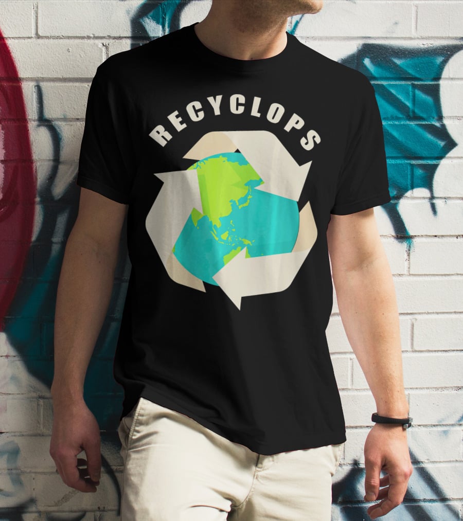 Recyclops Earth Day Recycling T-Shirt