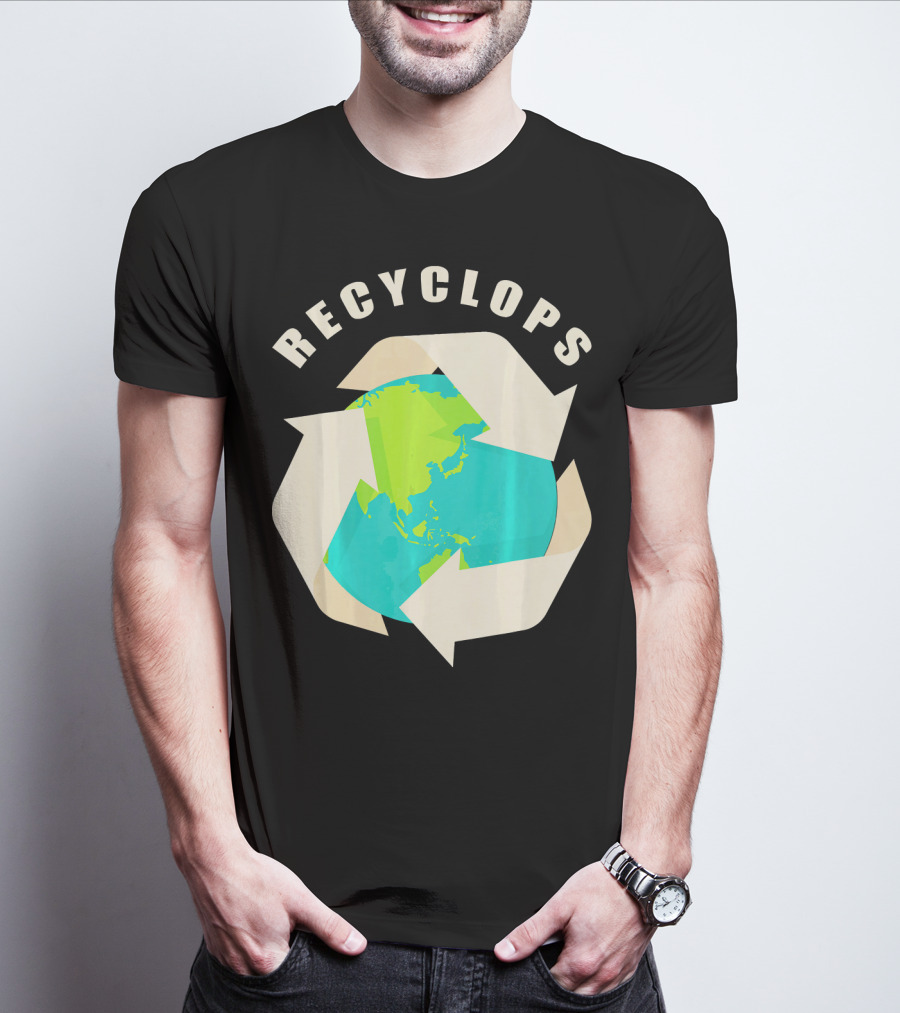 Recyclops Earth Day Recycling T-Shirt