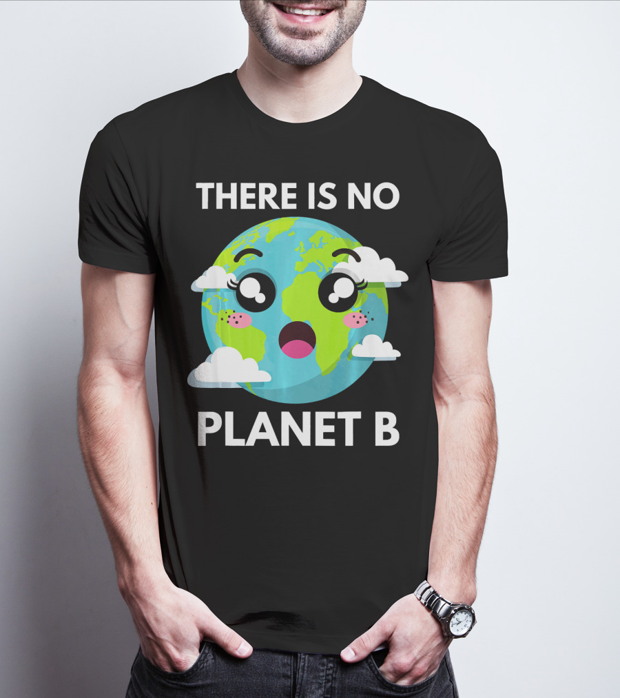 There Is No Planet B Kawaii Fridays For Future Climate Earth T-Shirt