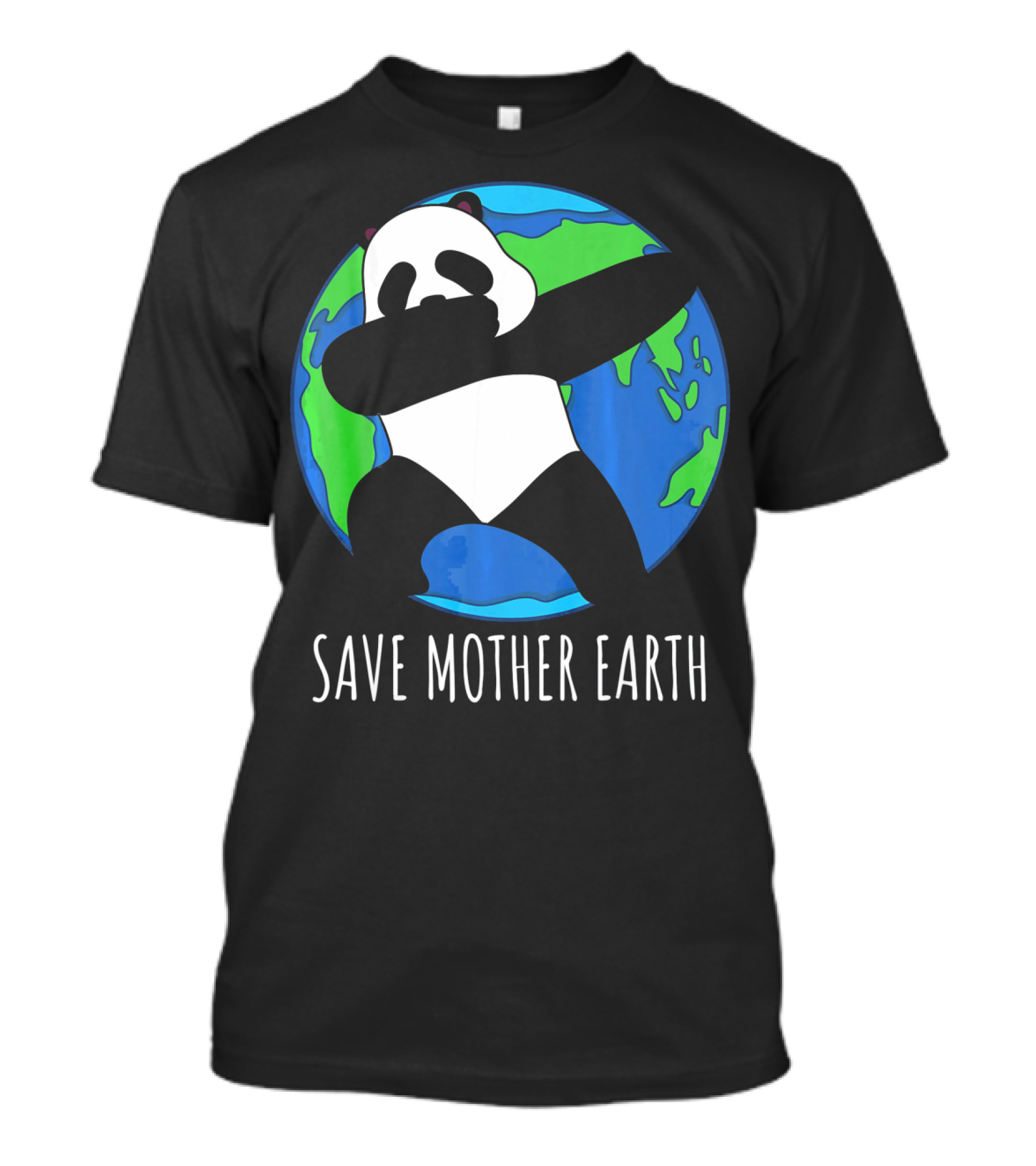 Earth Day Panda Dabbing Save Mother Earth T-Shirt