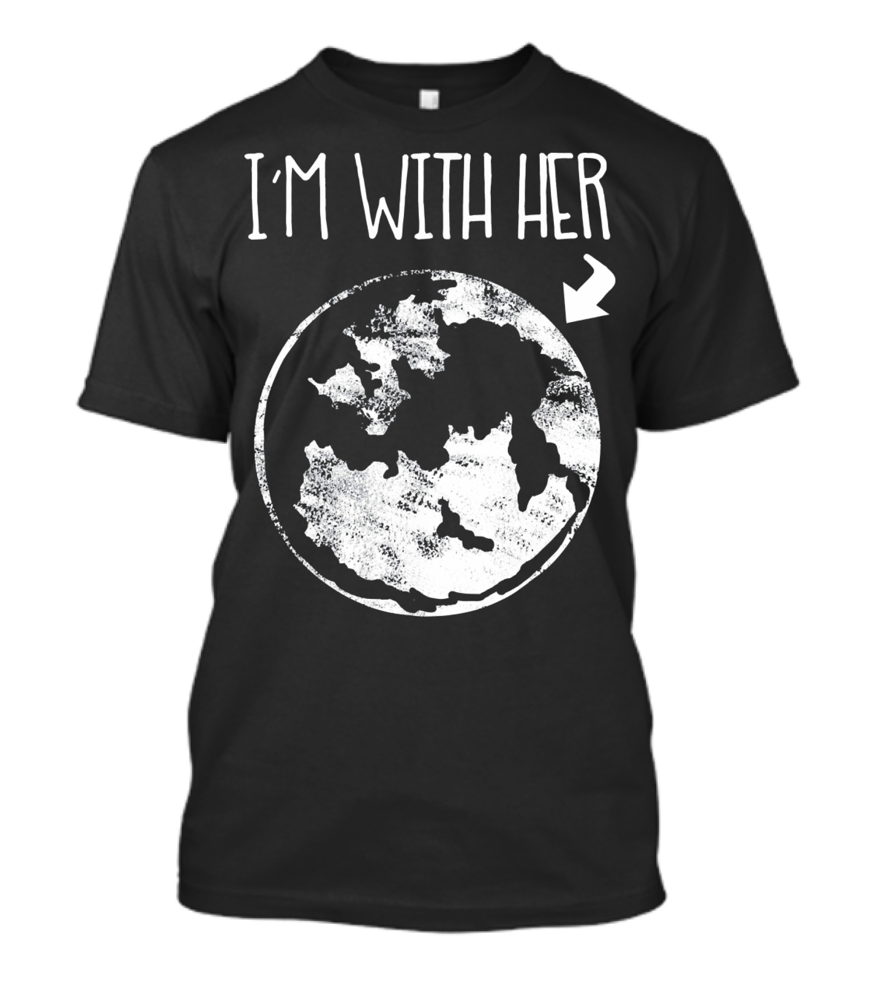 I'm With Her Cool Special Bold Environmental T-Shirt