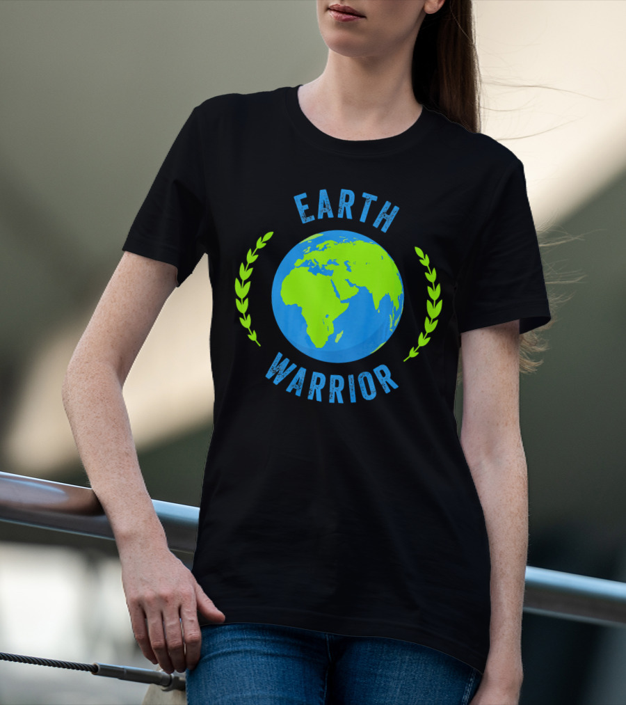 Earth Warrior Global Climate Strike Warm T-Shirt