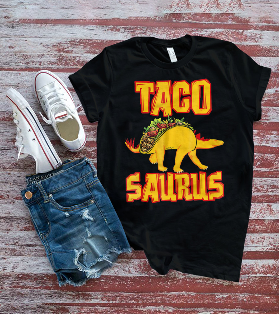 Cinco De Mayo Tacosaurus Dinosaur Taco Saurus T-Shirt