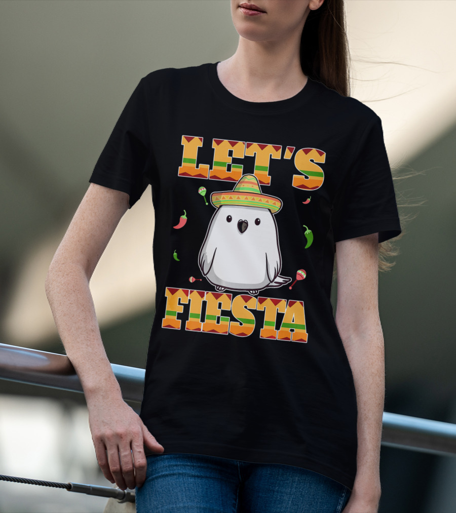 Let's Fiesta Bird Sombrero Cinco De Mayo Mexican T-Shirt