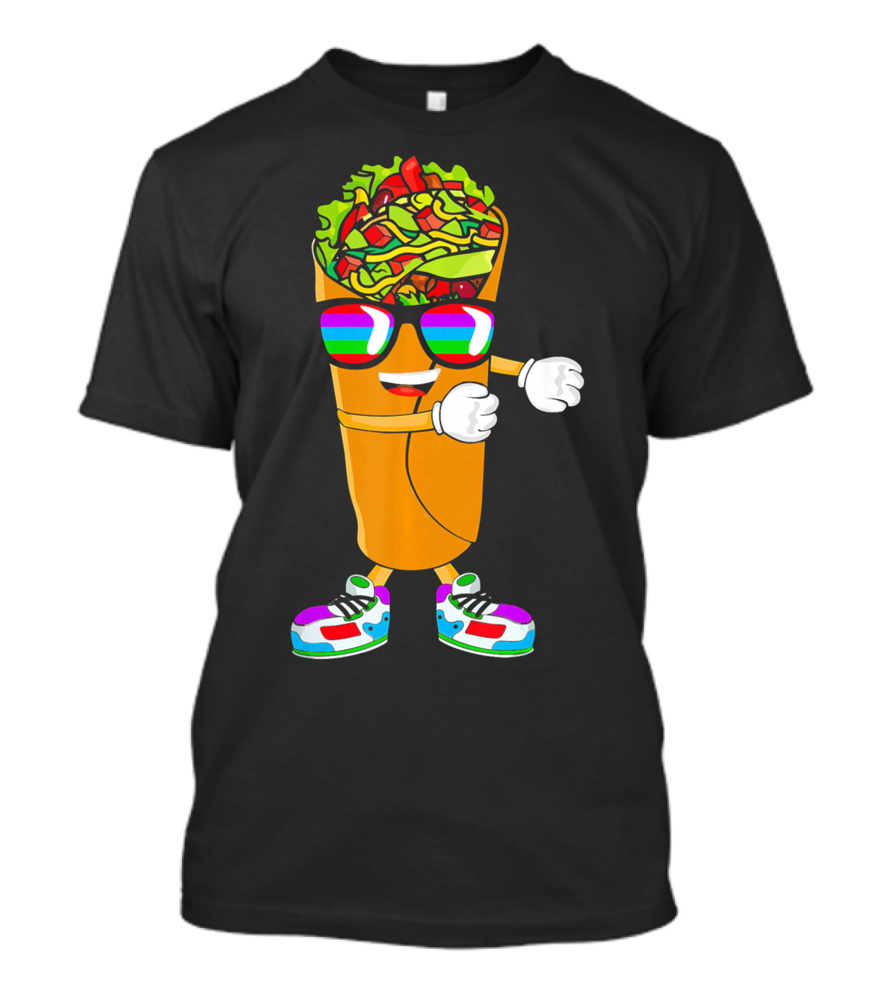 Flossing Burrito Dancing Cinco De Mayo Fun T-Shirt