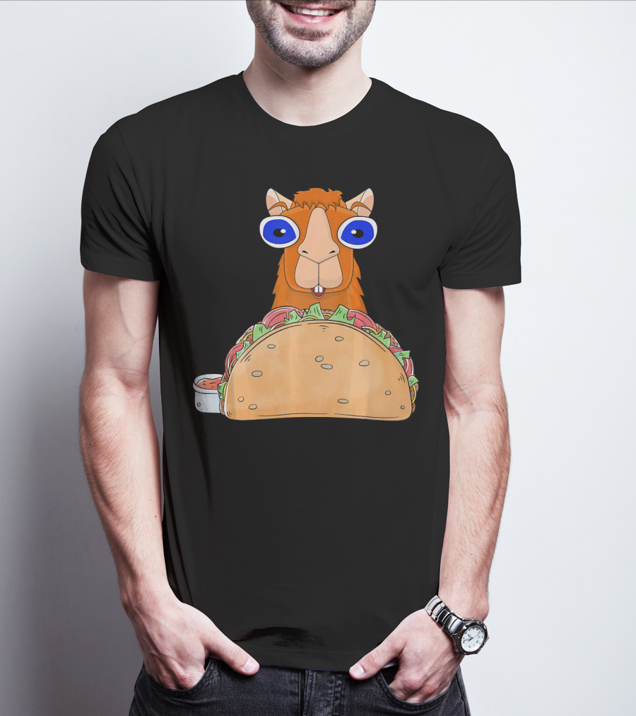Llama Taco Lover Cinco De Mayo T-Shirt