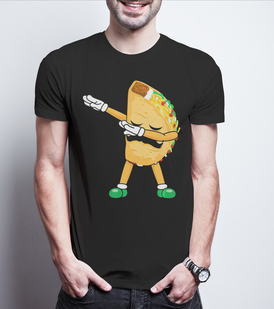 Dabbing Taco Mexican Cinco De Mayo Dab T-Shirt